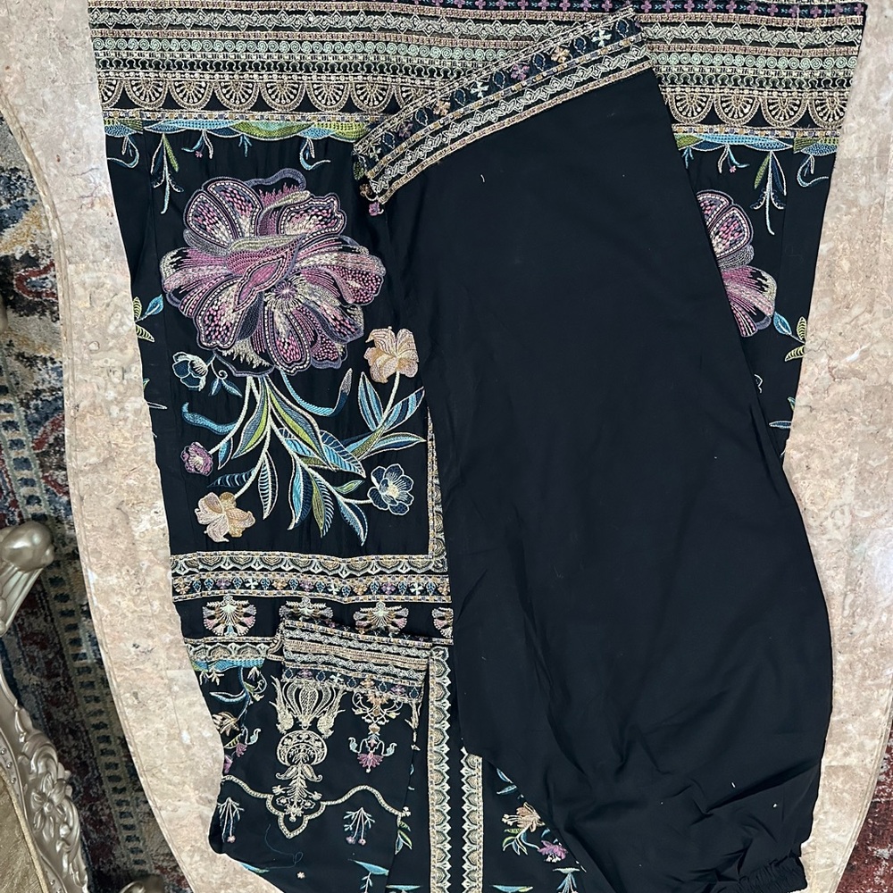 New 3 piece Pakistani dress salwar kameez dress embroidered brand MNR - Picture 9 of 10